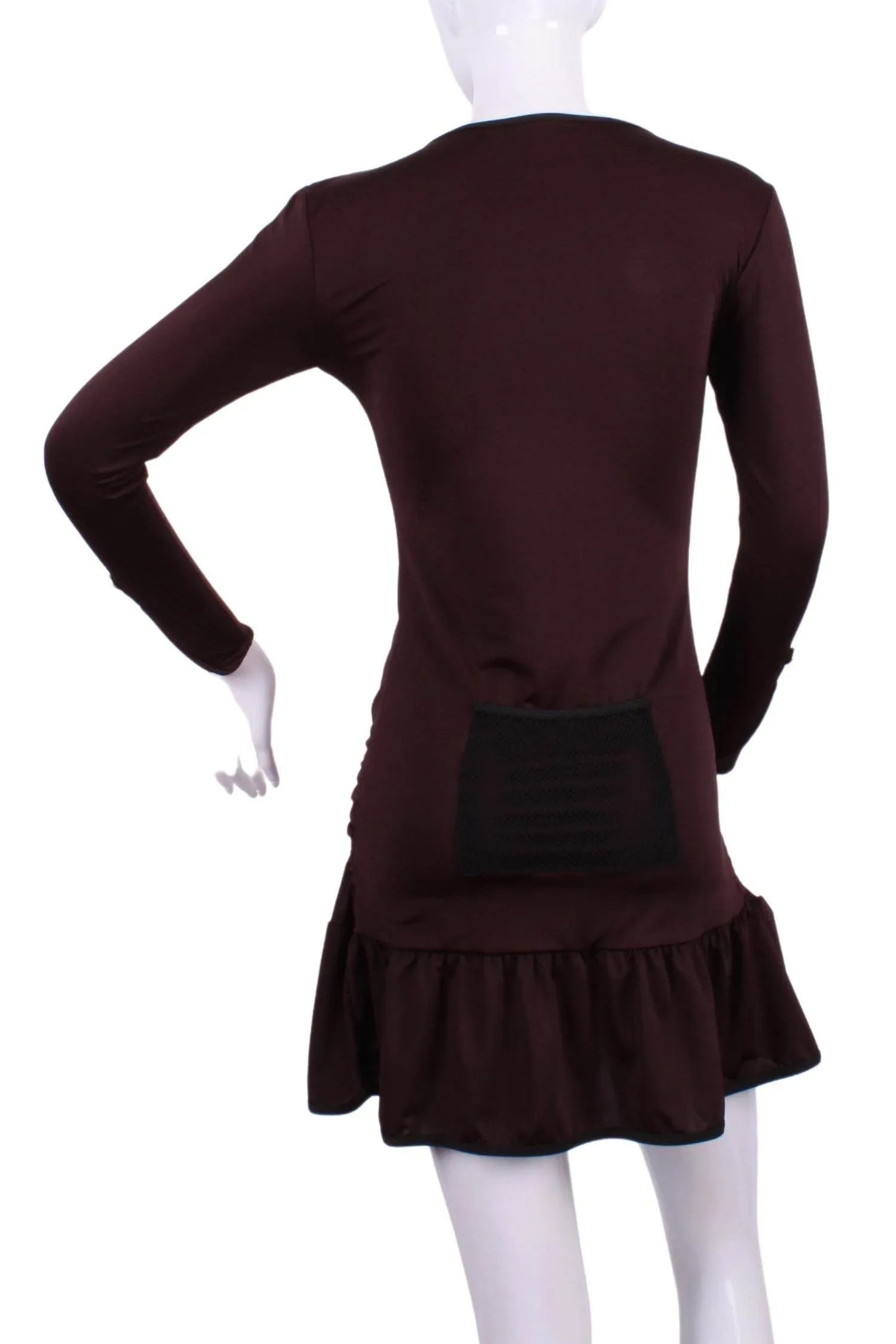 Women's Long Sleeve Monroe Solid Tennis Dress