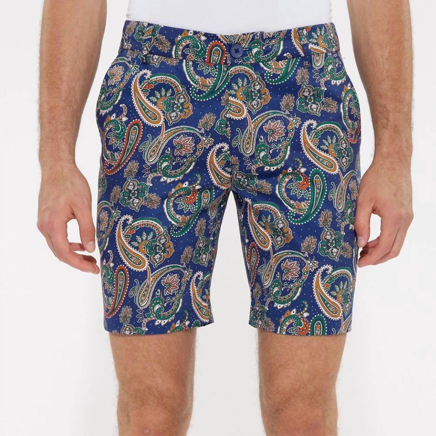 Herren Shorts mit Paisley-Webdruck