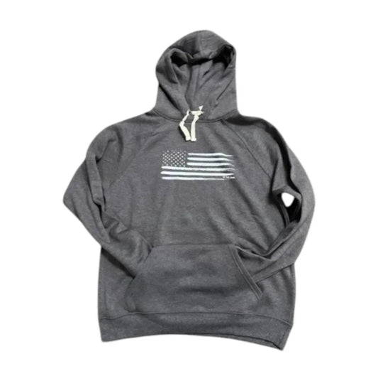 Unisex - Kapuzenpullover mit amerikanischer Flagge
