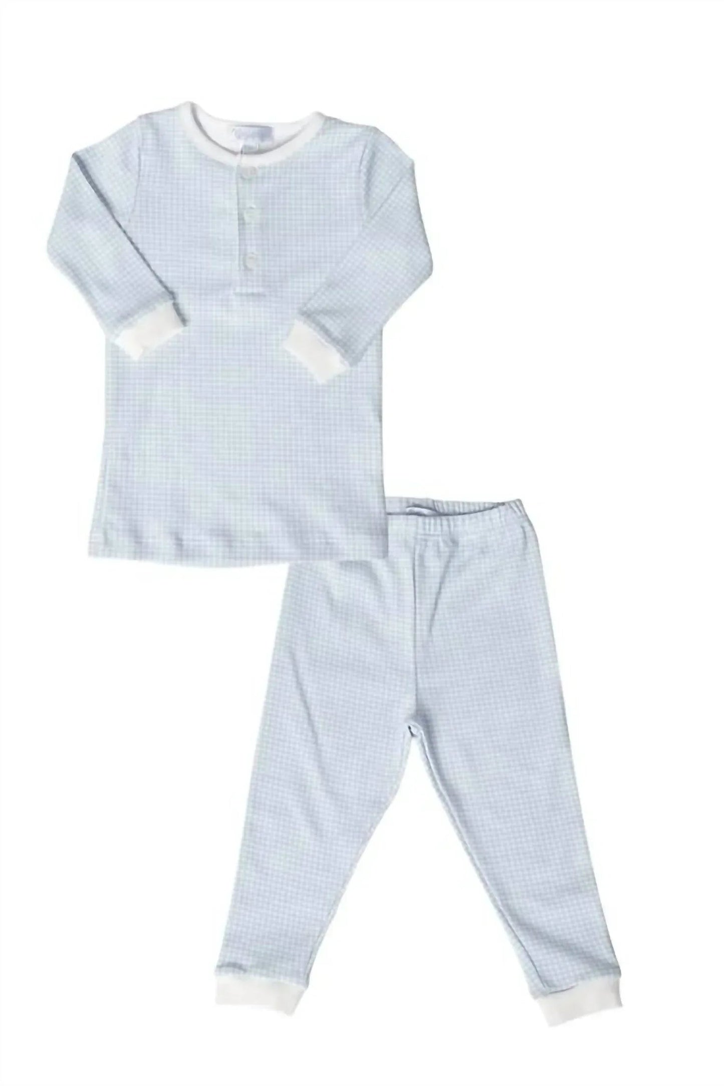 Baby-Schlafanzug-Set aus Gingham-Stoff für Kinder