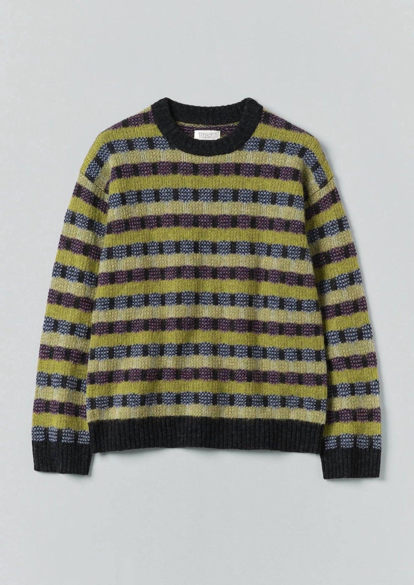 Jacquardpullover aus Wollmischung