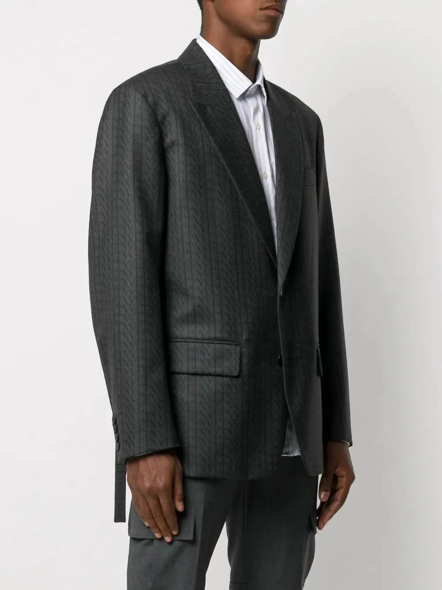 Print Single Breasted Blazer
