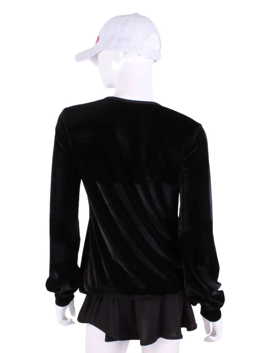 Women's Velvet Long Sleeve Top