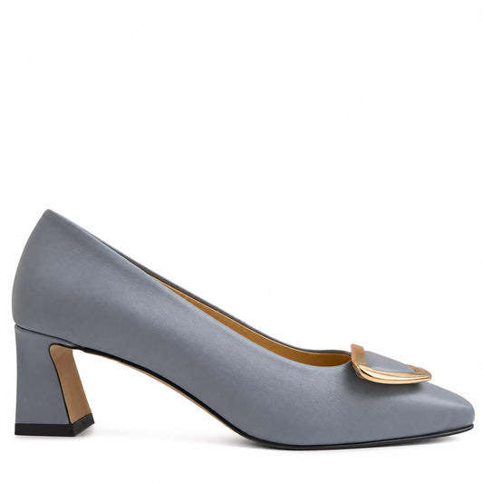 Women's Leather Square Toe Pump