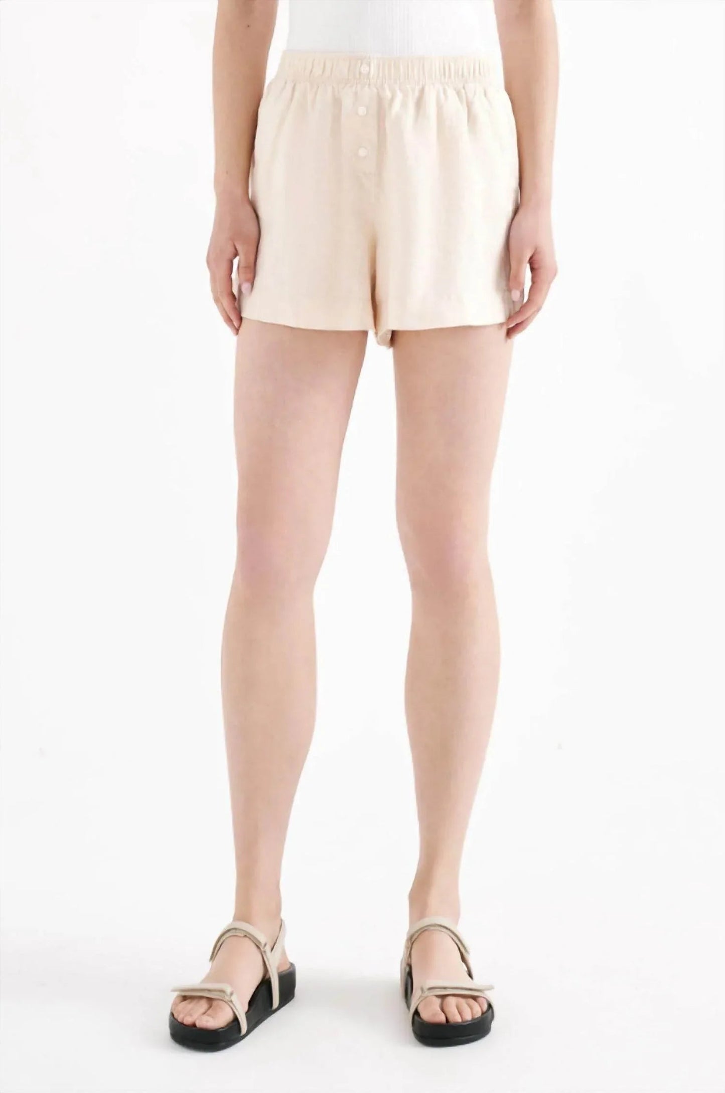 Lounge-Leinen-Shorts