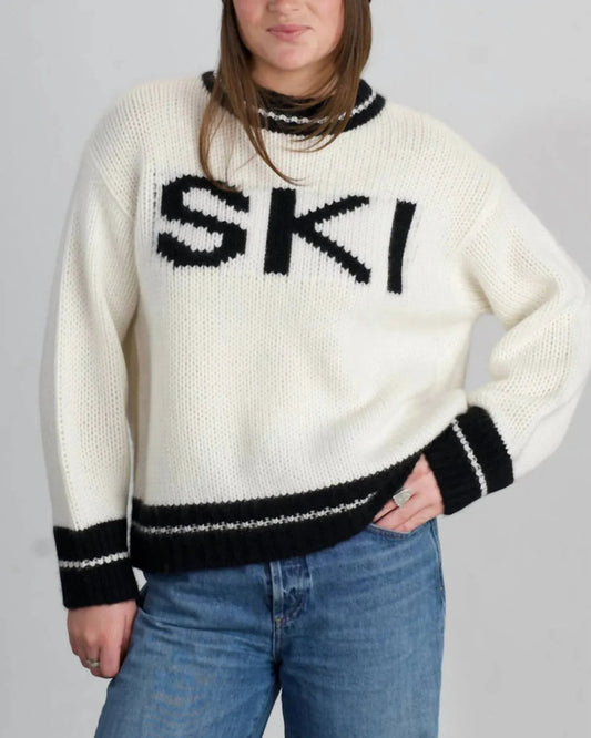 Vail Ski Intarsia-Pullover