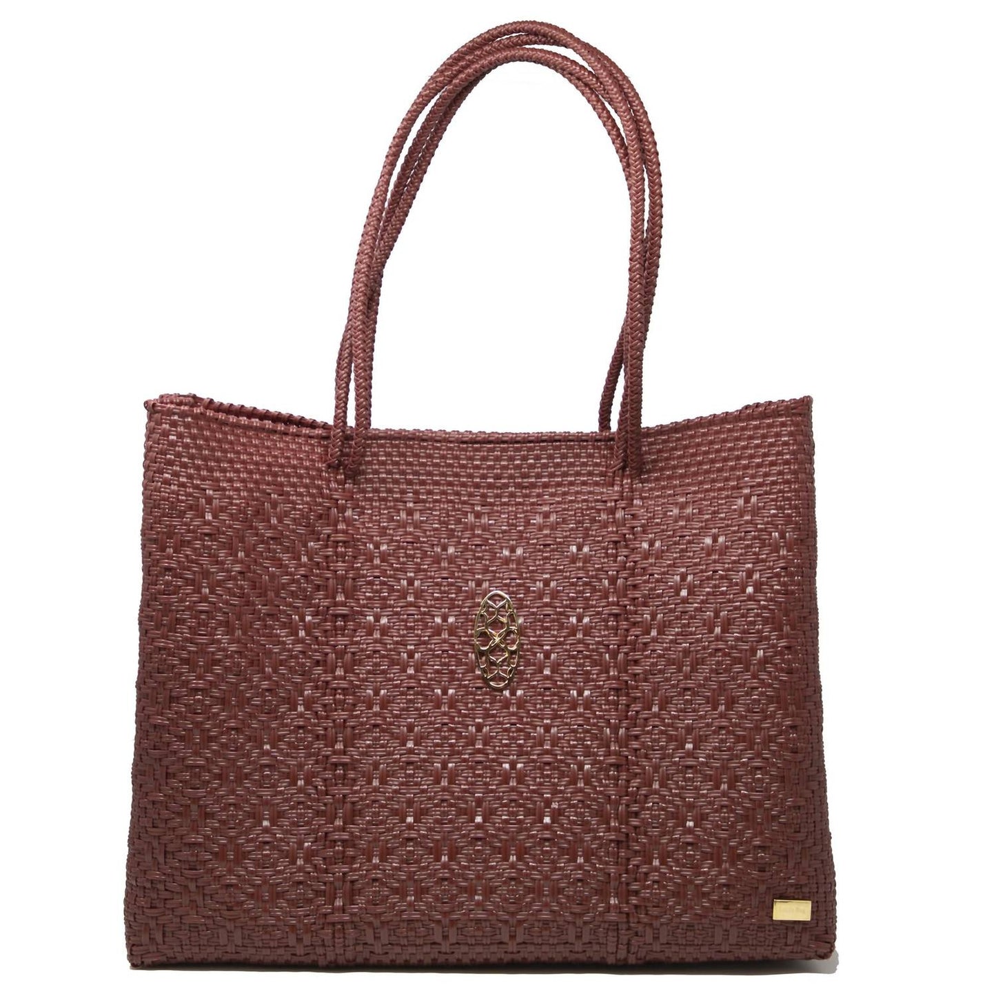Gewebte Reisetasche für Damen mit Clutch