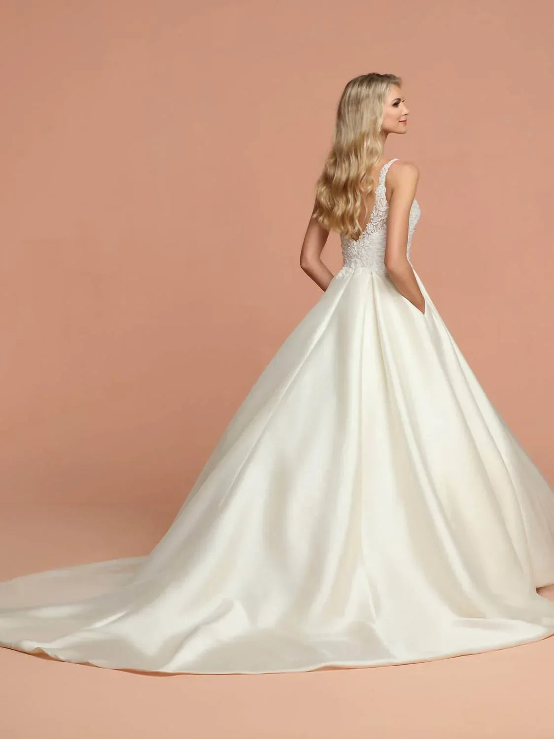 Sleek Mikado A-line Gown
