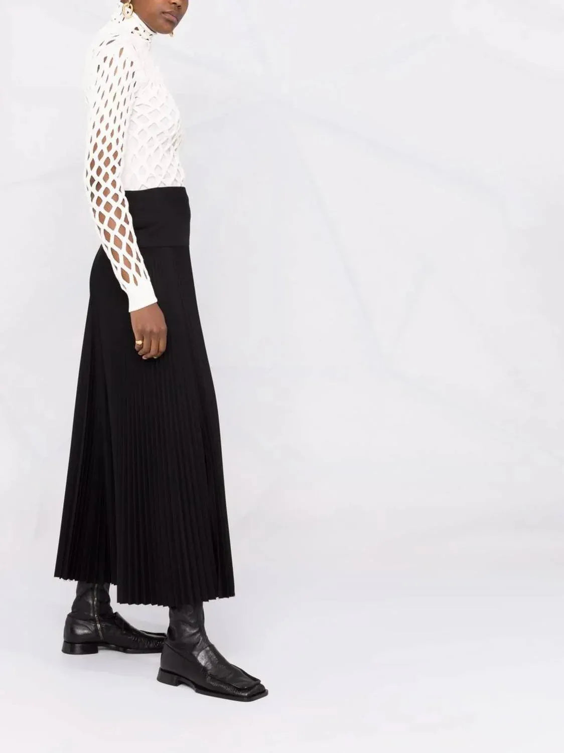 Cut-out Knitted Top