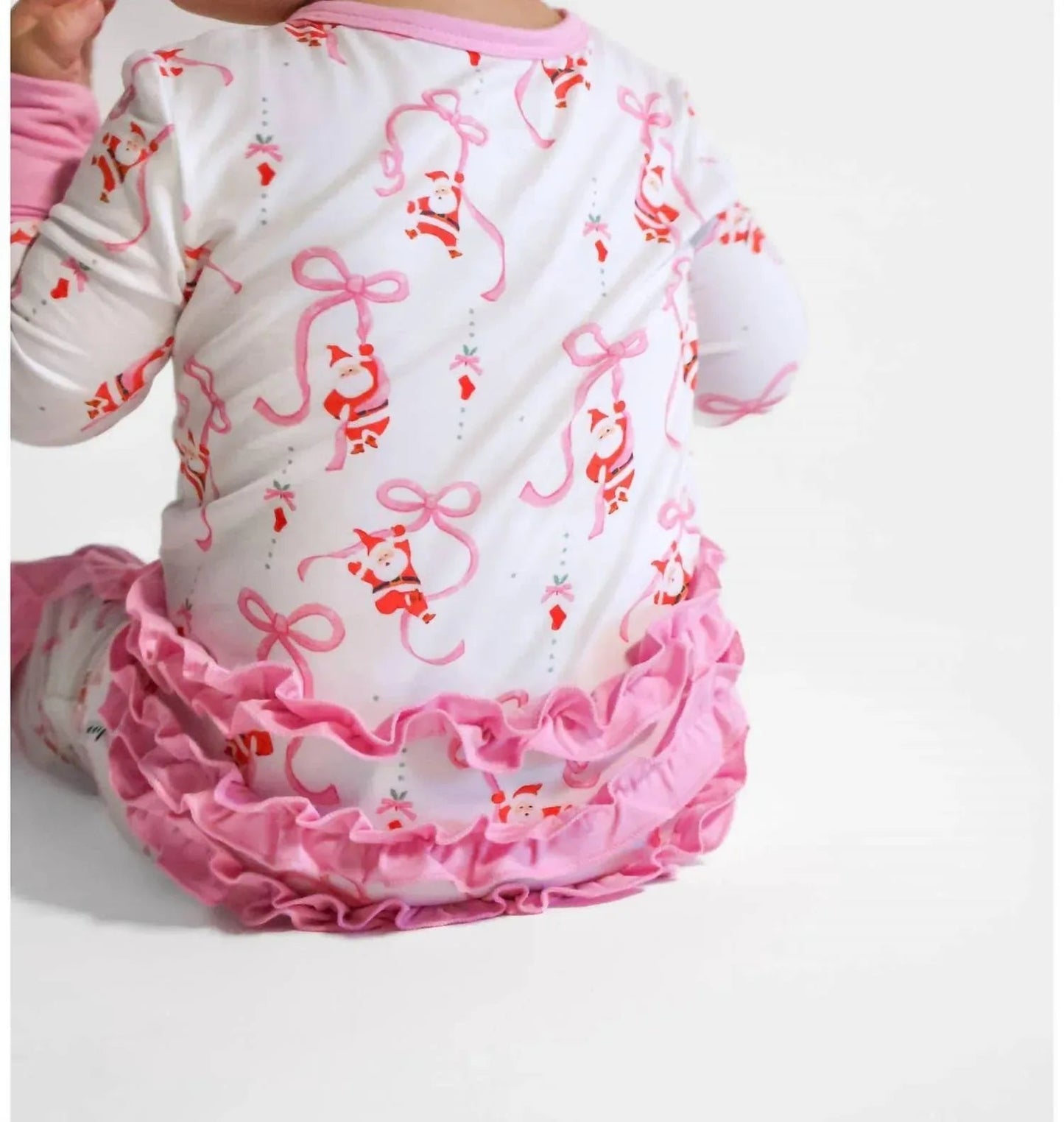 Santa Baby Bamboo Convertible Zip Romper