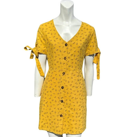 Yellow Floral Dress