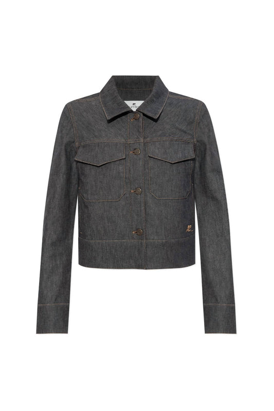 Jeansjacke mit vielen Taschen