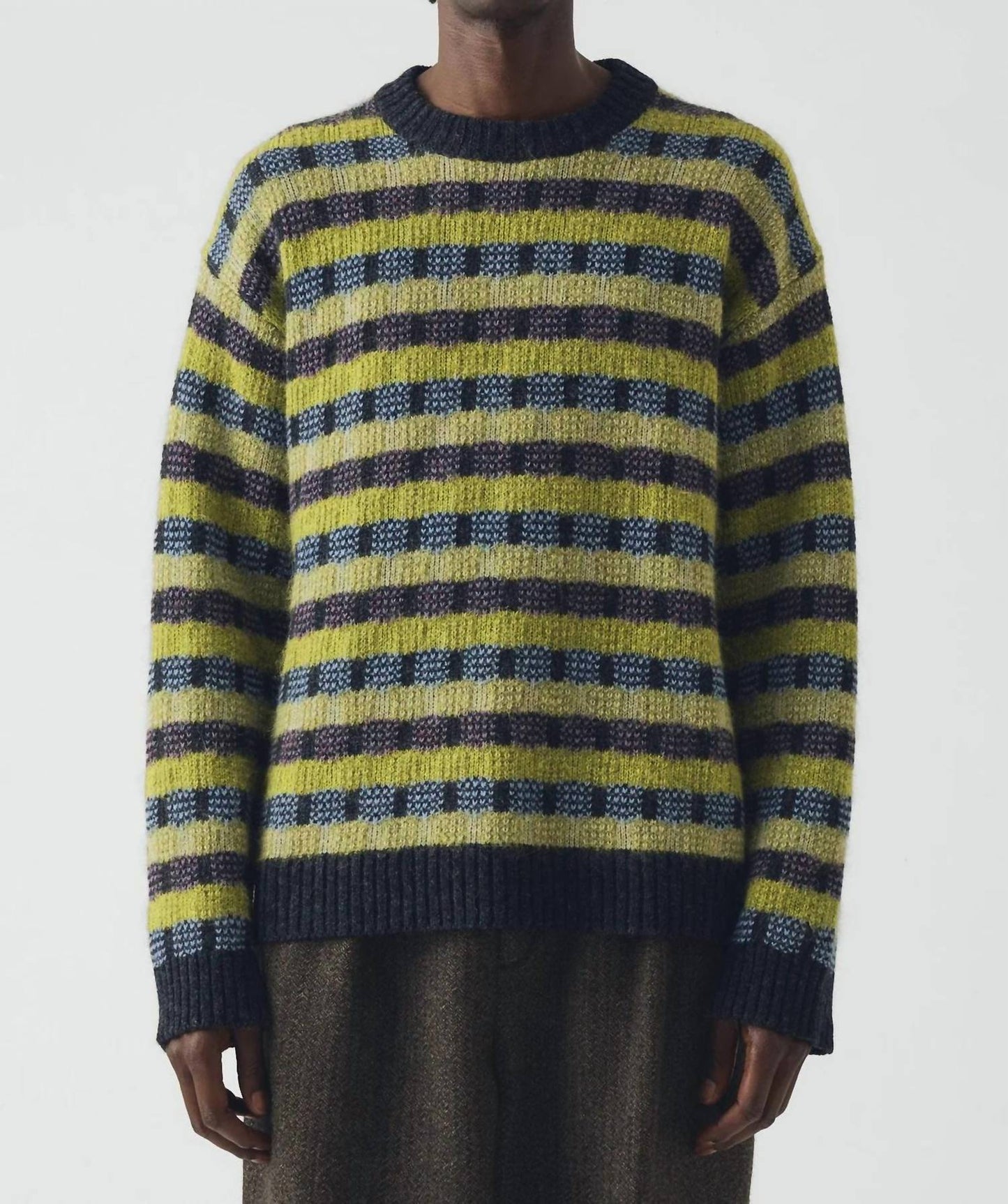 Jacquardpullover aus Wollmischung