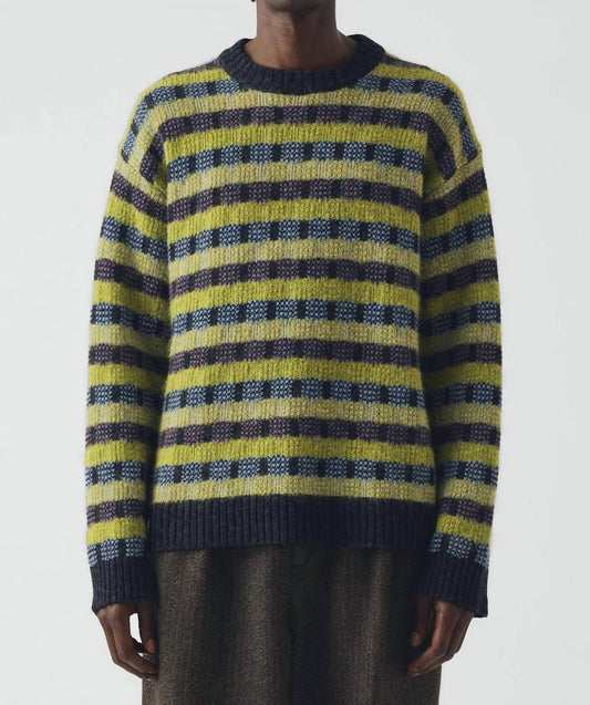 Wool Blend Jacquard Sweater