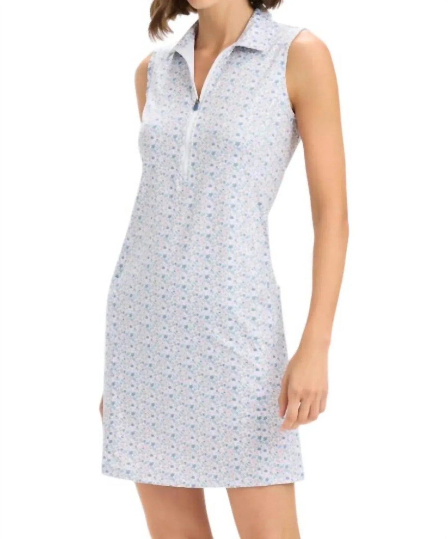 Mini-Sportkleid mit Blumenmuster
