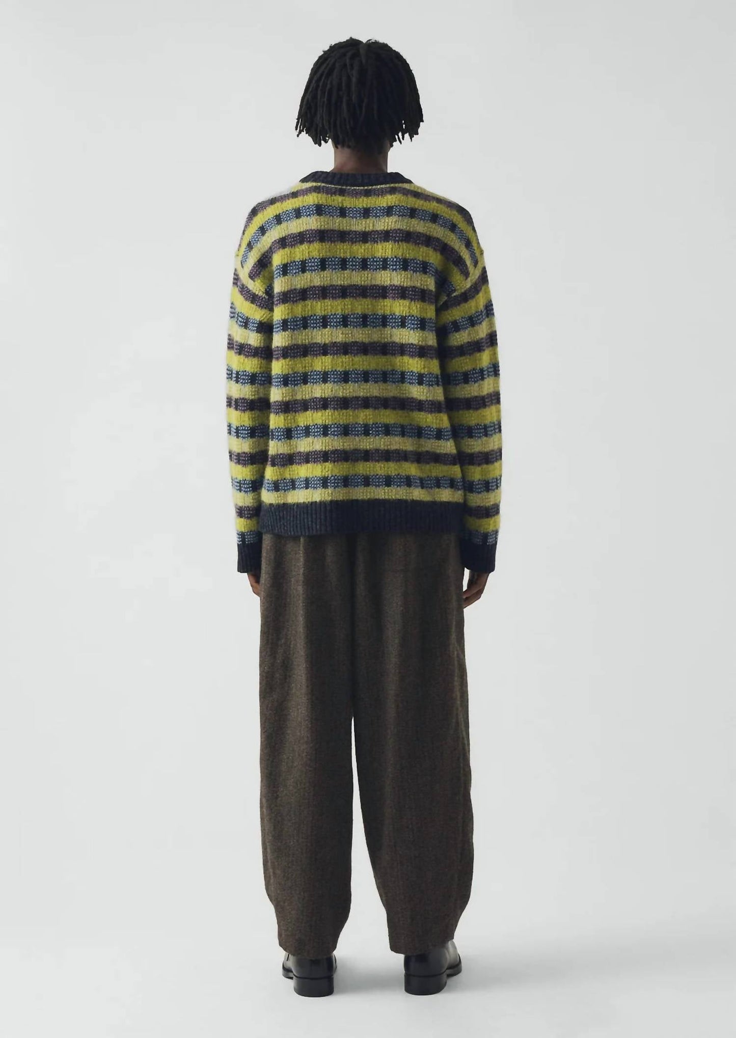 Jacquardpullover aus Wollmischung