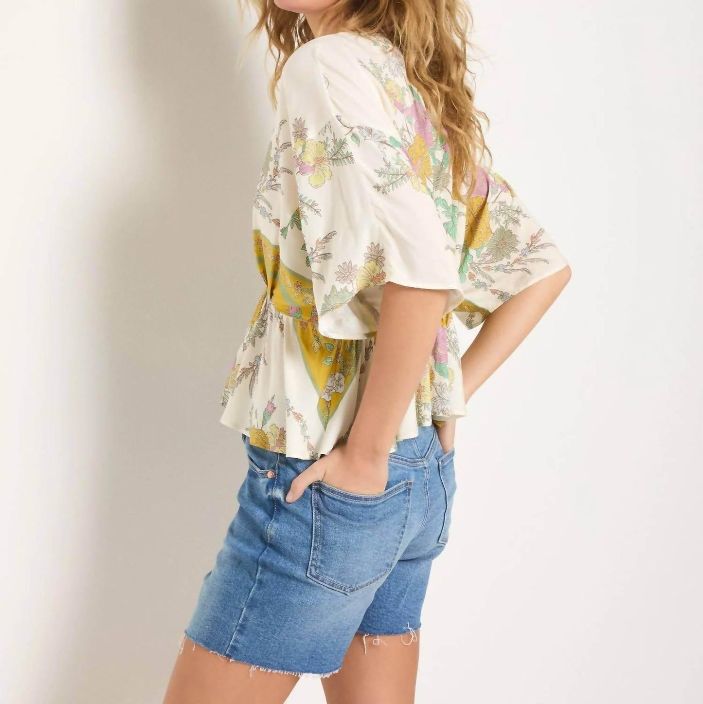 Printed Skysail Blouse