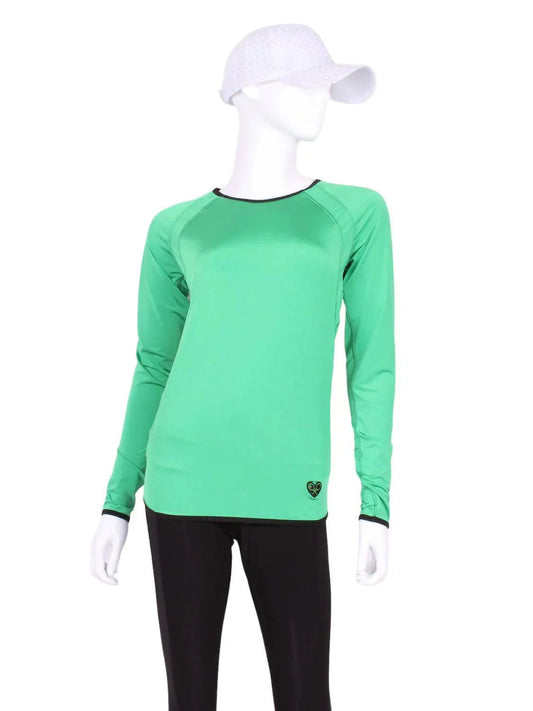 Women's Open Back Long Sleeve Crew Tee