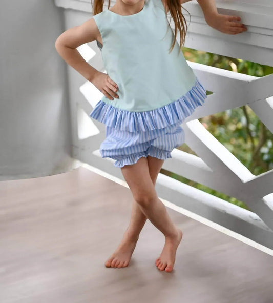 Mädchen Sutton Swing Streifen Set
