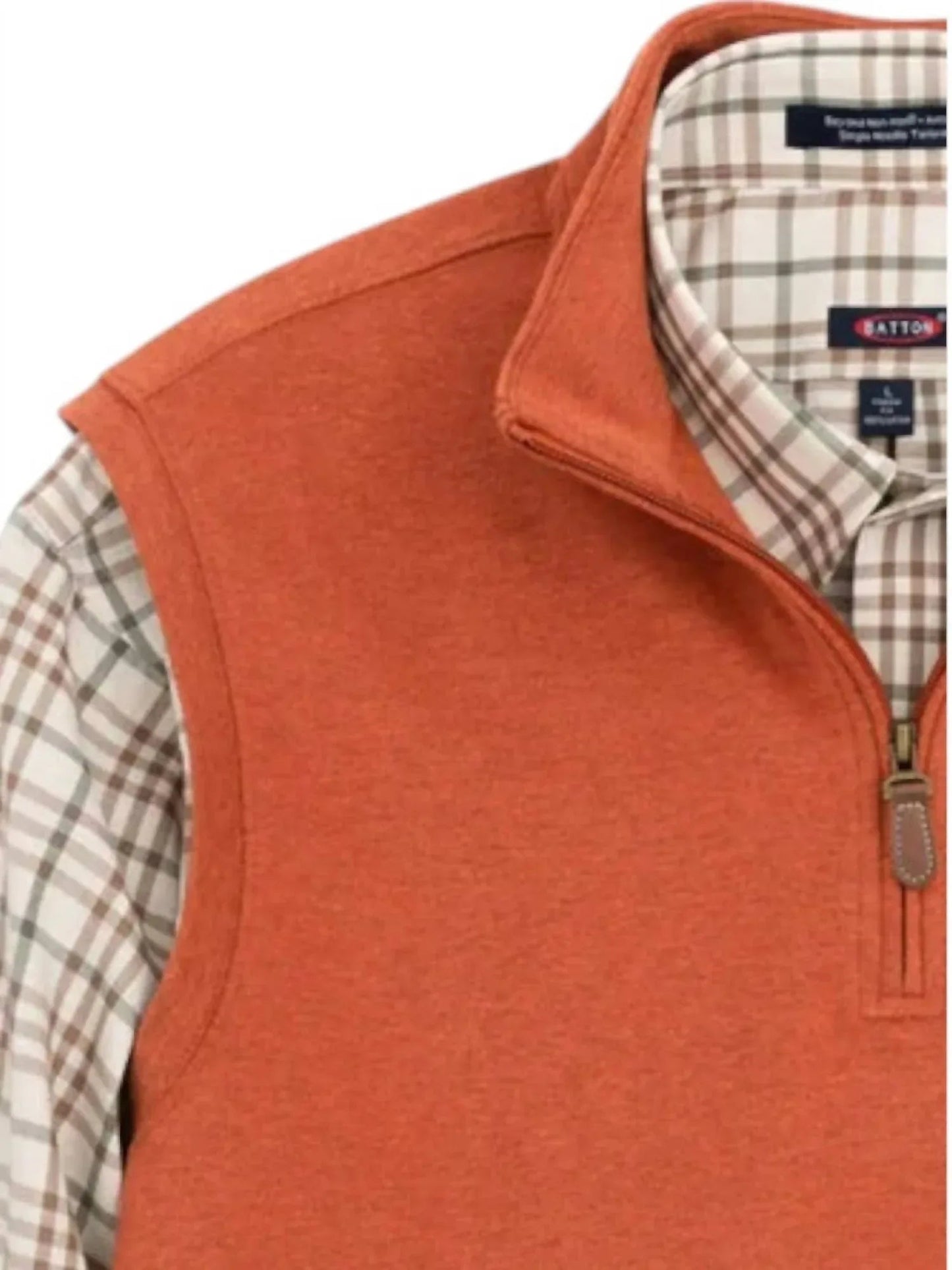 Men's Quarter Zip Sweater Vest