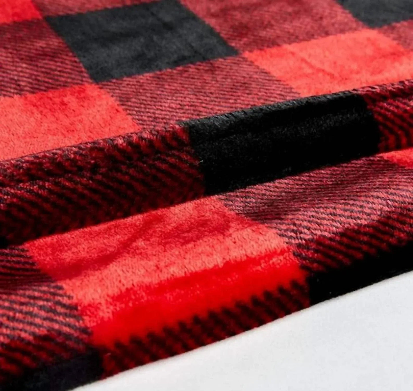 Buffalo Karo Plaid Plüsch Fleece Kuscheldecke