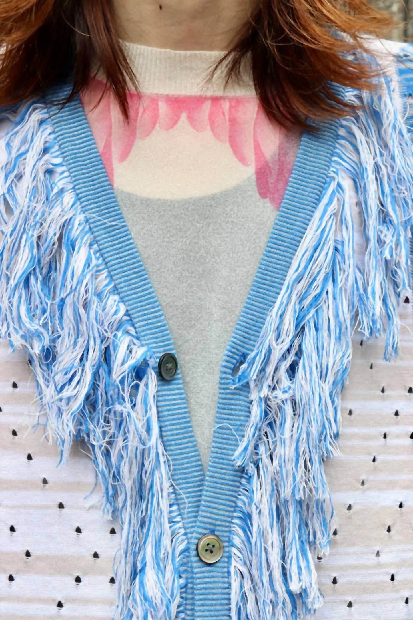 Cotton Fringe Cardigan
