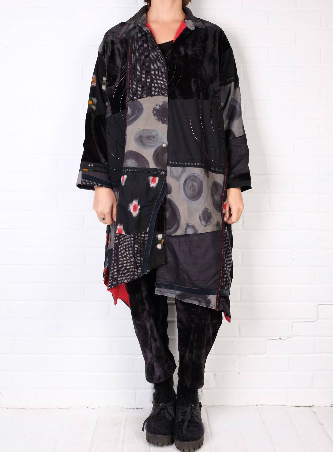 Patchwork-Jacke/Duster