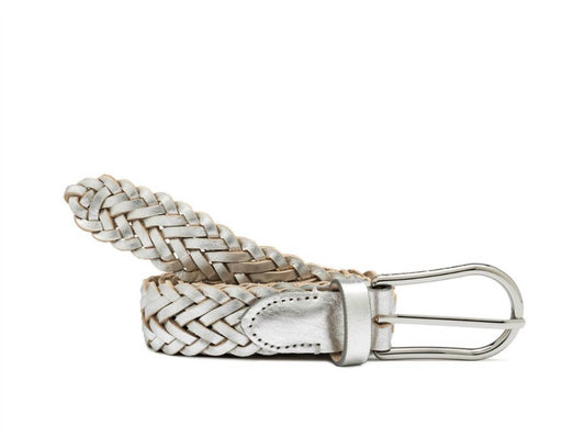 Women's Braided Leather Belt