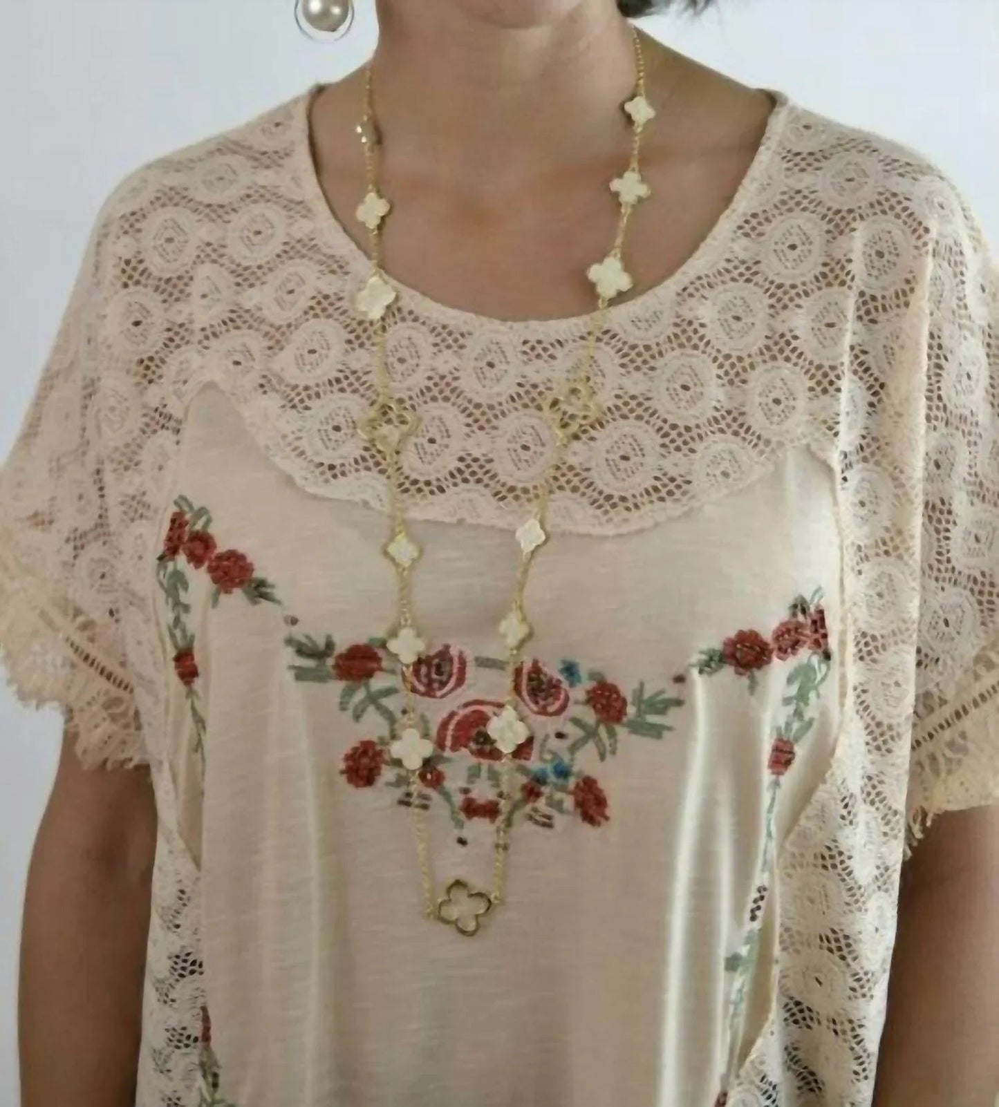 Women's Clovers Chain Long Necklace