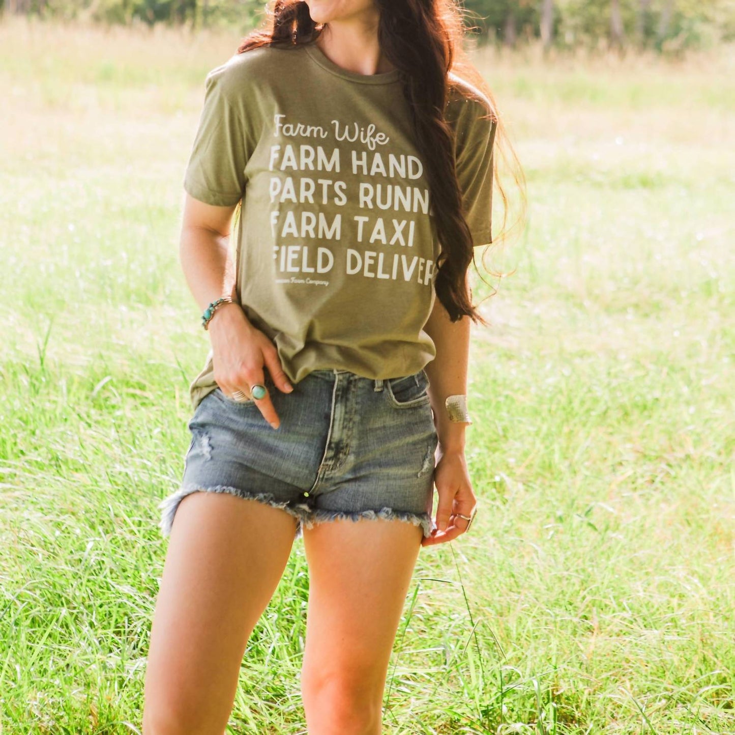 Farm Wife Grafik T-Shirt