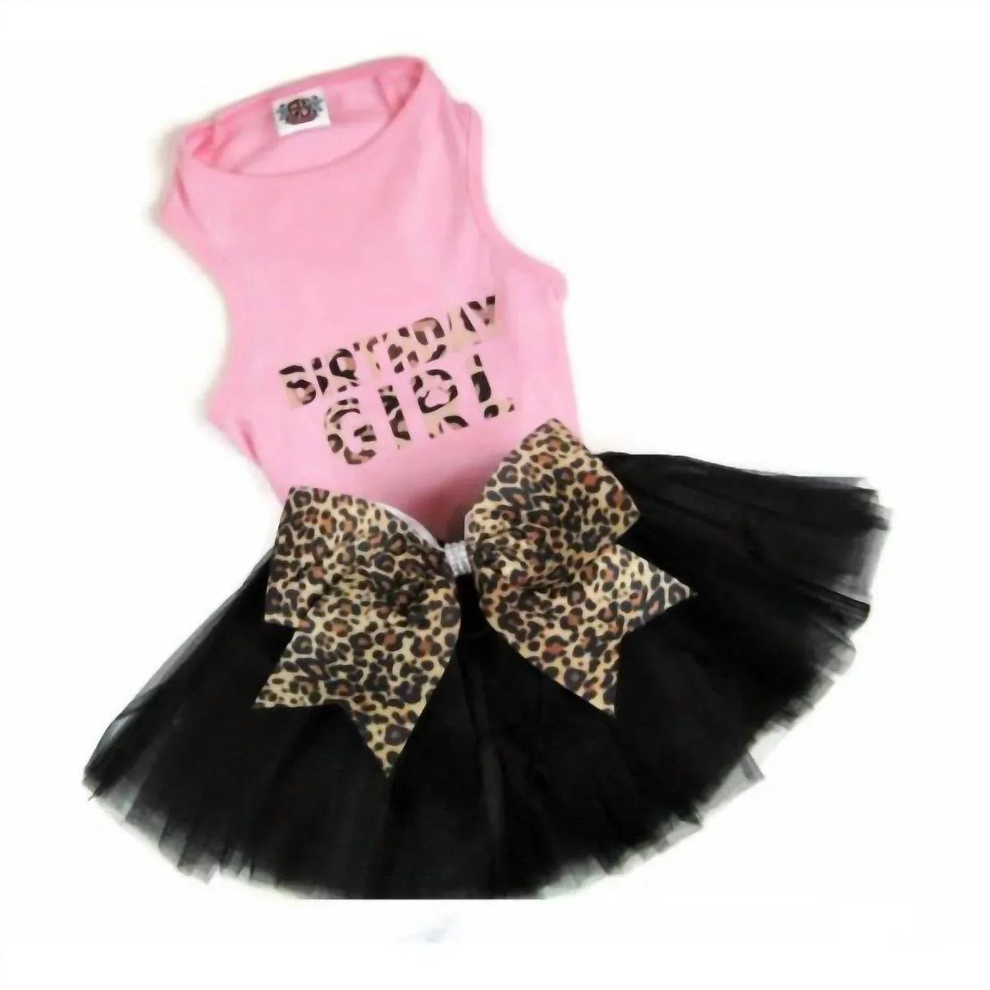Geburtstagskind Geparden-Tutu-Outfit