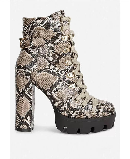 Women's Spruce Motorcyle Heeled Boot