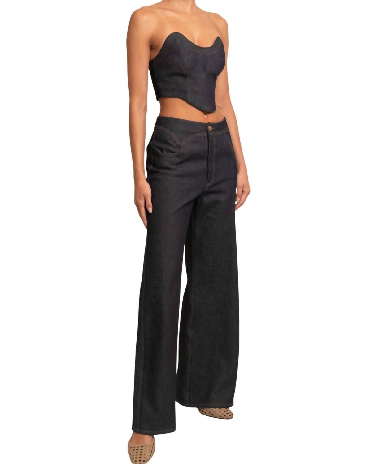 Mason High Rise Wide Leg Jeans