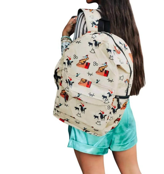 Cowboy Print Backpack