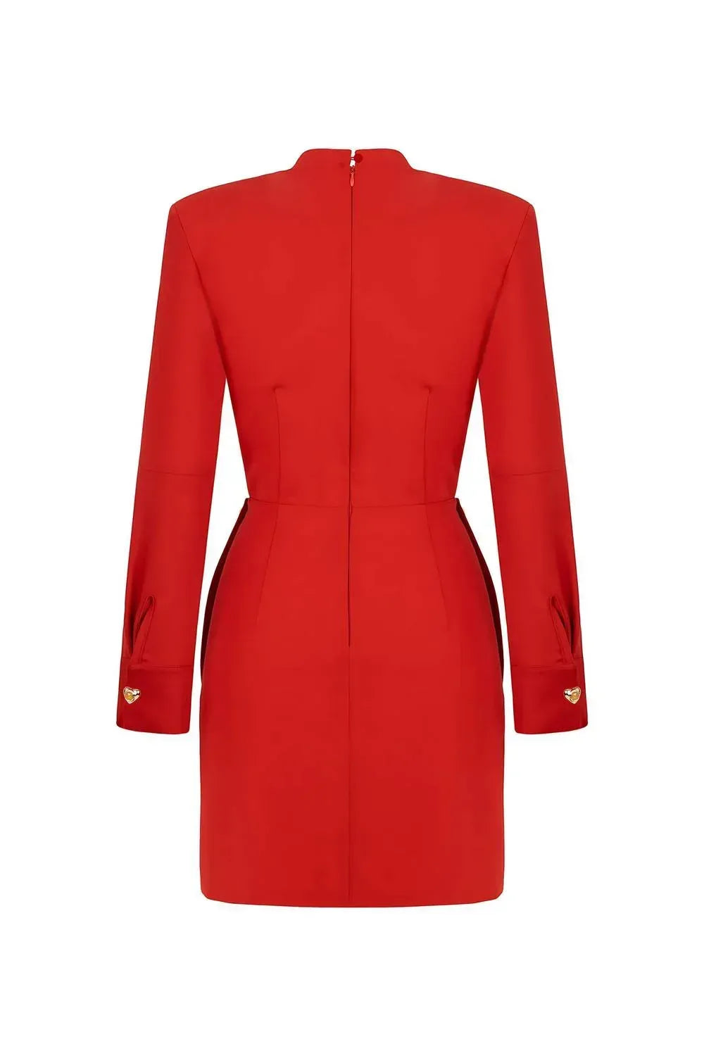 Minikleid mit Schulterpolstern