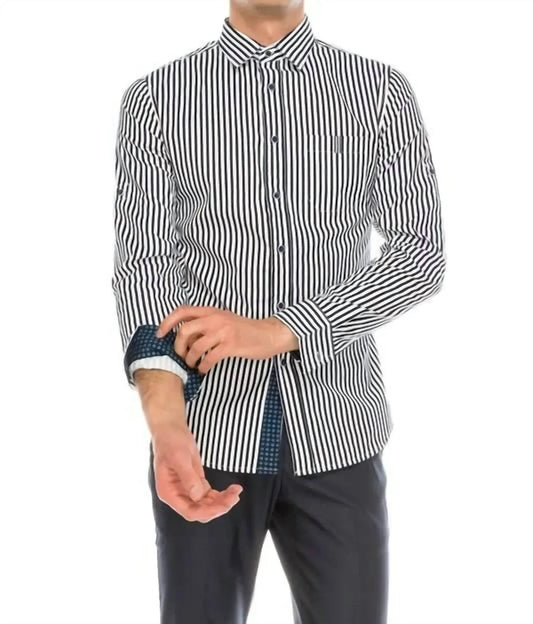 Gestreiftes Button-Down-Hemd