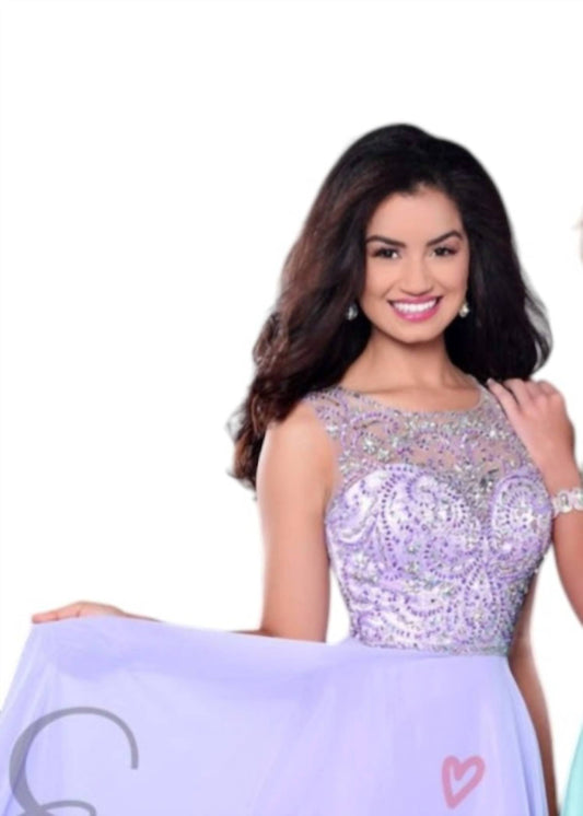 Chiffon Sleeveless Prom Dress