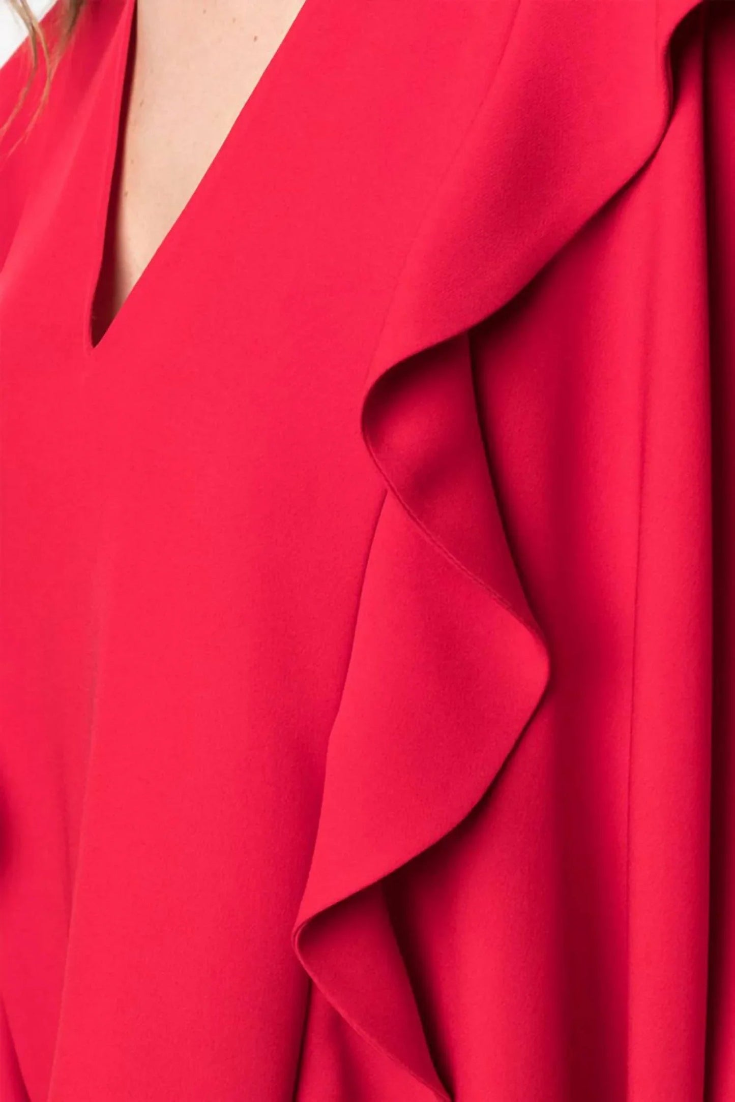 Bluse mit Raffrüschen