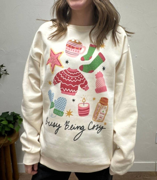 Busy Being Cozy Sweatshirt