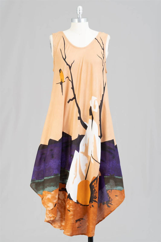 Damen "Blossom Breeze" Schirmkleid