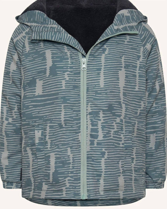 Windjacke für Kinder mit unterbrochenen Streifen