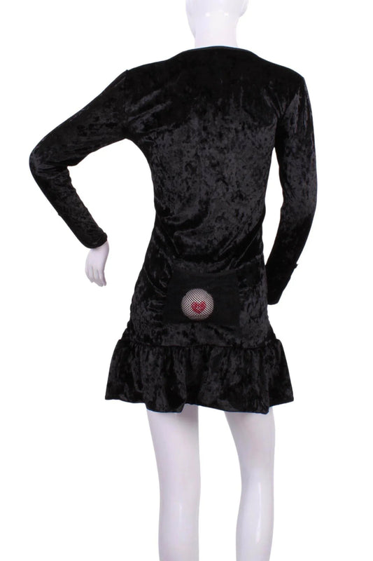 Women's Velvet Long Sleeve Tennis Dress