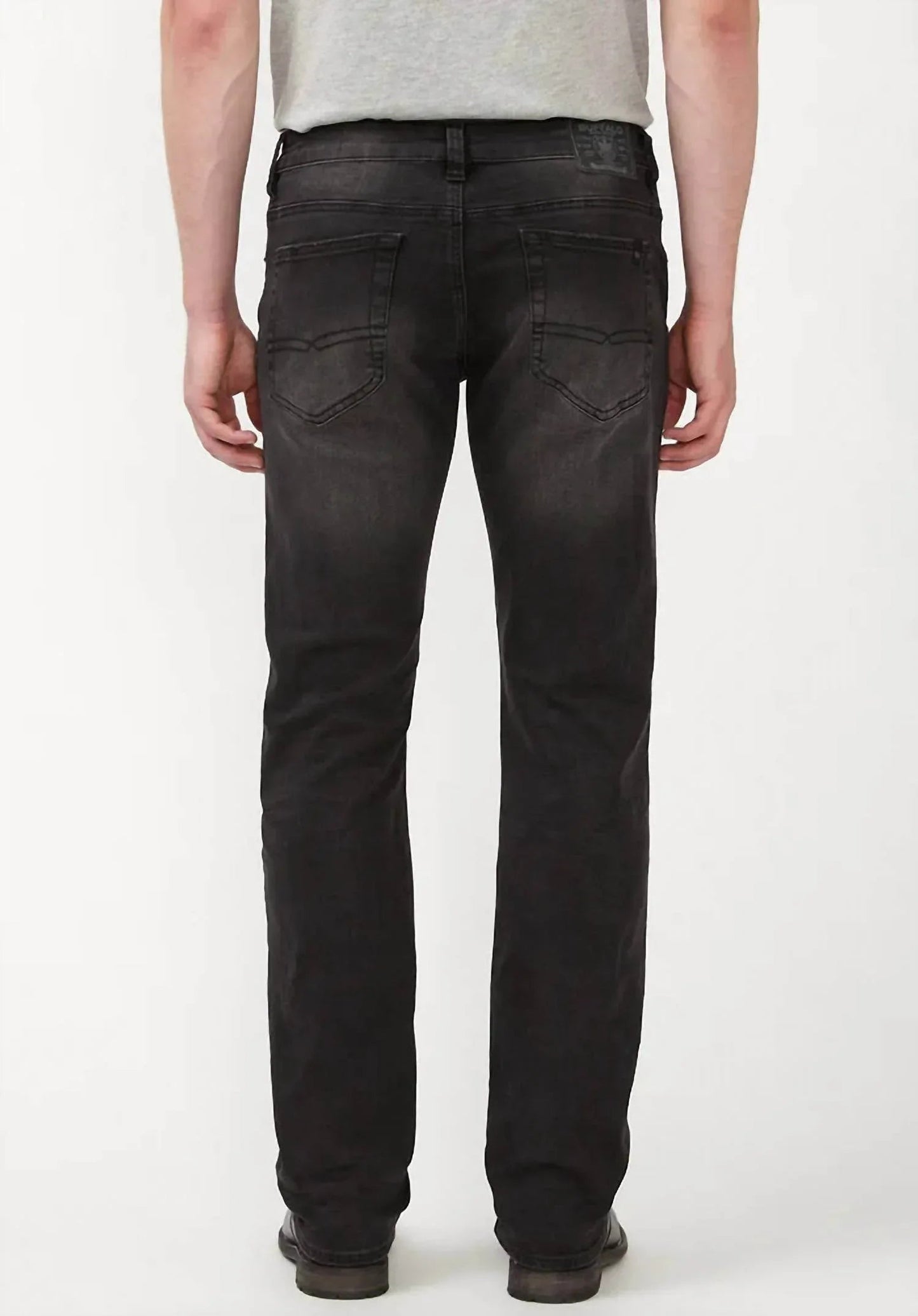 Six-Pocket-Jeans mit geradem Bein
