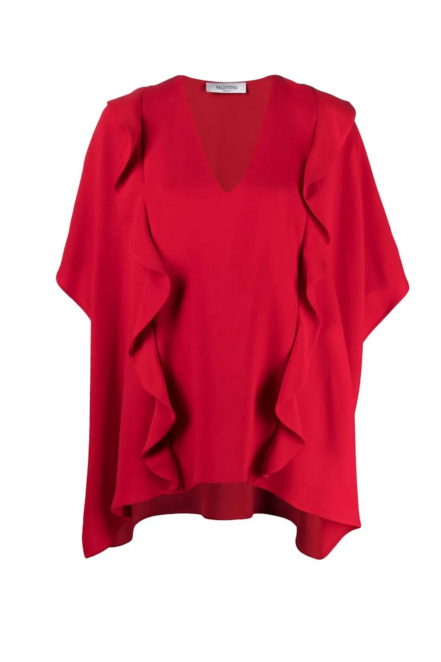 Bluse mit Raffrüschen