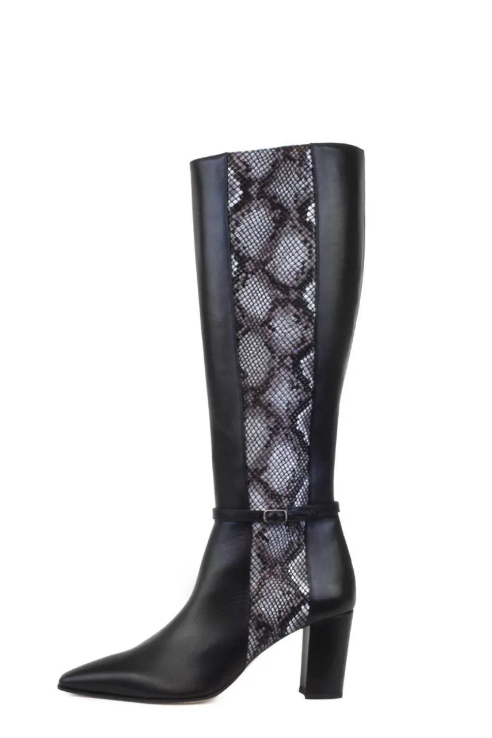 Istria Kniehoher Stiefel mit spitzer Kappe – normale Weite