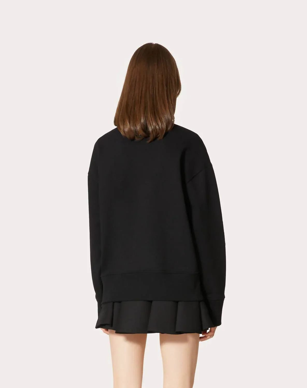 Besticktes Jersey-Sweatshirt