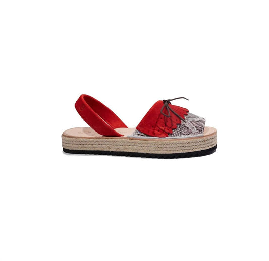Women's Fringes Wedge Sandal Narrow