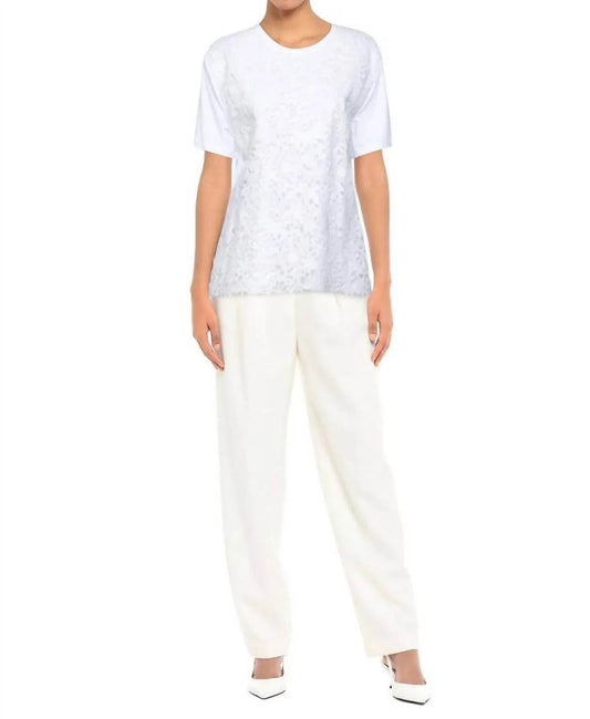Cotton Lace T-shirt