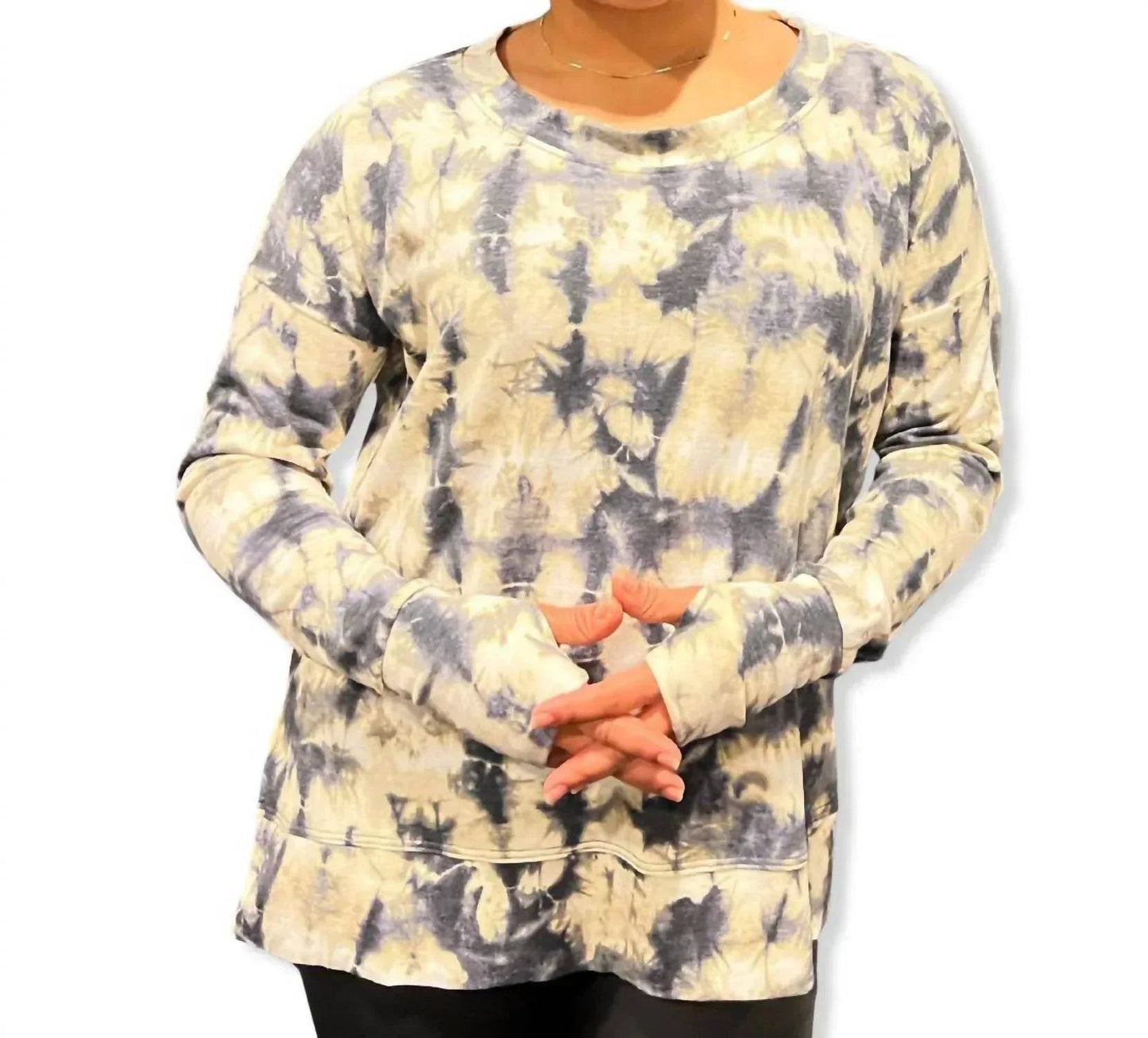 V & Crew Neck Sweatshirts