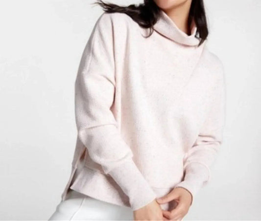 Elevate Herringbone Funnel Neck Pullover Sweatshirt